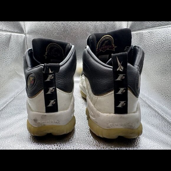 RARE 🚀 Size 10.5 - Reebok Shoes - 2018 Iverson‎ Legacy Mens - Black White Red - Picture 8 of 11